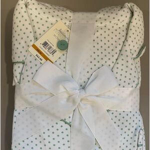 Intimate Essentials Women's Pajama Set Green Polka Dots - 3X - New